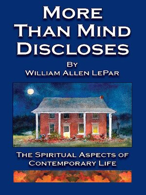cover image of More Than Mind Discloses